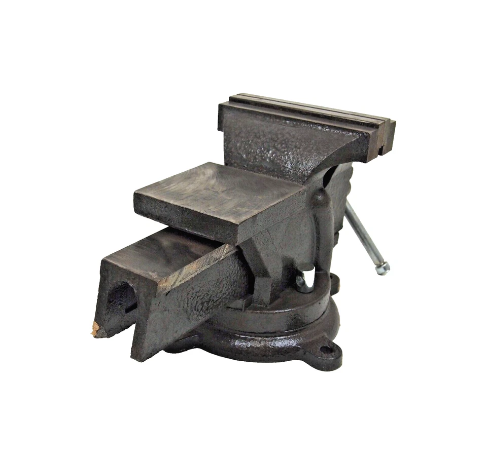 5'' Bench Vise Vice Swivel Base with Anvil Heavy Duty Multipurpose 25105005 - Image 2 of 4