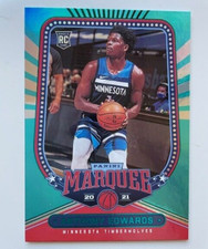 ANTHONY EDWARDS 2020-21 Chronicles Teal Marquee #254 Rookie Timberwolves