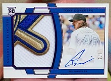 2020 Panini National Treasures Tony Gonsolin RPA FOTL 6/7 Jackie Robinson Patch