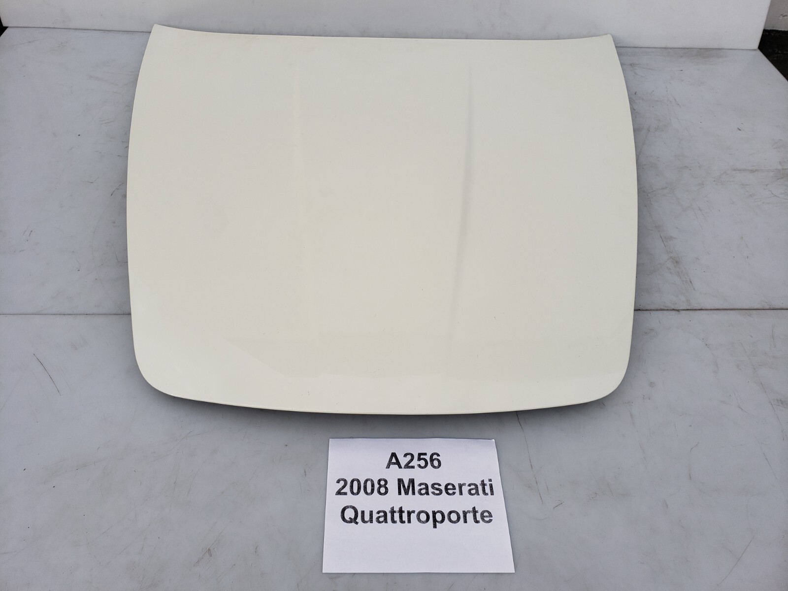 ✅ 03-12 OEM Maserati Quattroporte M139 Front Hood Bonnet Cover Panel Shell White