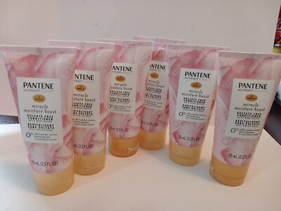 X6 Pantene PRO-V Sulfate Free Conditioner w Rose Water 2.5 oz(F)