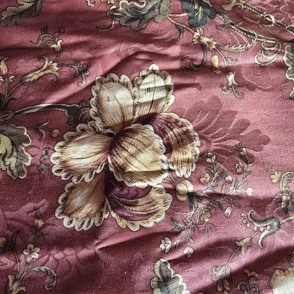 Edredón de costura Mill Creek tela zepel floral decoración del hogar cortinas 56" X 96" Foto 4 de 4