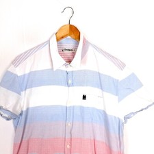 Chemise Fantaisie Desigual Tons Bleus Et Blanc - Taille XXL Occasion Très Bon état