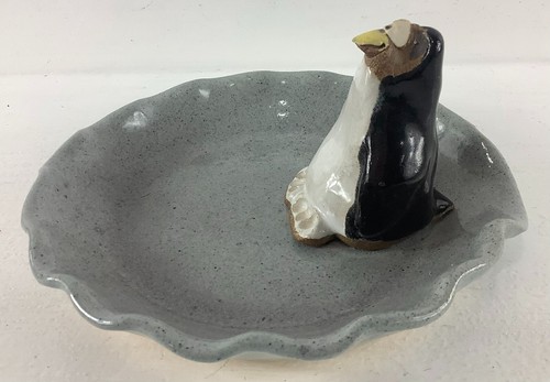 Ceramic Penguin Knick Knack Dish Tray - Picture 5 of 10