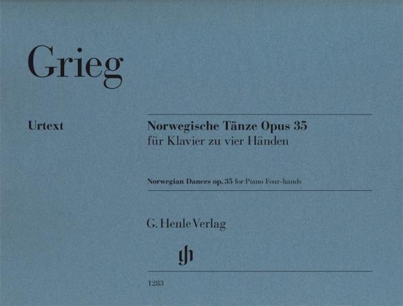 Norwegische Tänze Opus 35 Für Klavier Zu Vier Händen, Urtext, Edvard