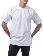 3 Pack Pro Club Men's Heavyweight Short Sleeve Tee T-Shirt - Size L 
