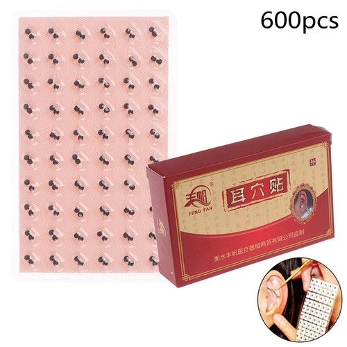 600Pcs/lot Double Grain Ears Stickers Acupuncture Ear Massage Press ...