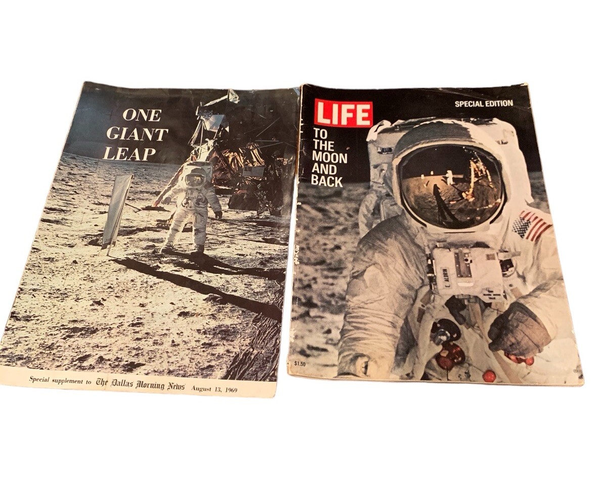 LIFE Magazine - VTG Special Edition; TO the Moon and Back  