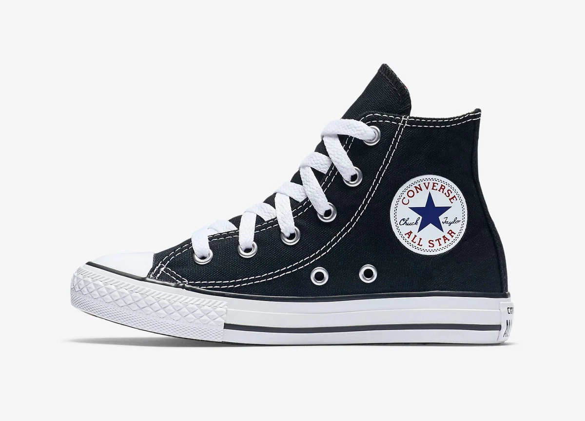 Erklæring Leia Mince CONVERSE Chuck Taylor All Star Black White Kids Boys Children Shoes Sneakers  | eBay