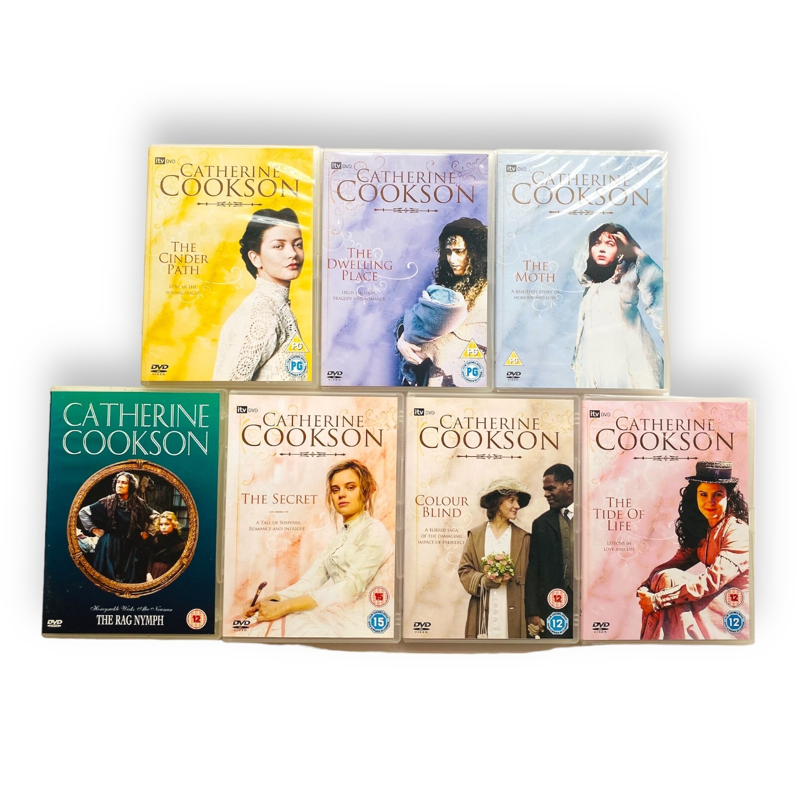 Catherine Cookson DVD Bundle- Dwelling Place, Moth, Rag Nymph, Secret, Cinder..