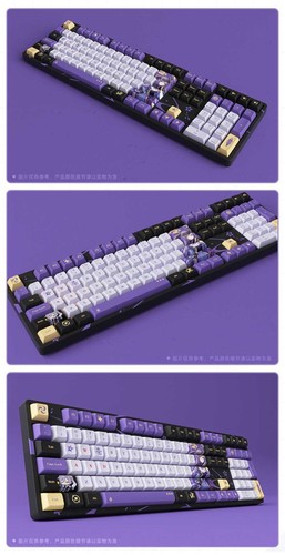 Presell miHoYo Genshin Keyboard Keqing mechanical keyboard RGB illumination TTC - Picture 8 of 12