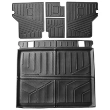 3D Floor Mats Cargo Liner Backrest Mats for 2011-2023 Toyota 4Runner All Weather
