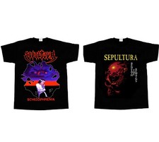 S - 5XL SEPULTURA BENEATH THE REMAINS SCHIZOPHRENIA NEW T-SHIRT