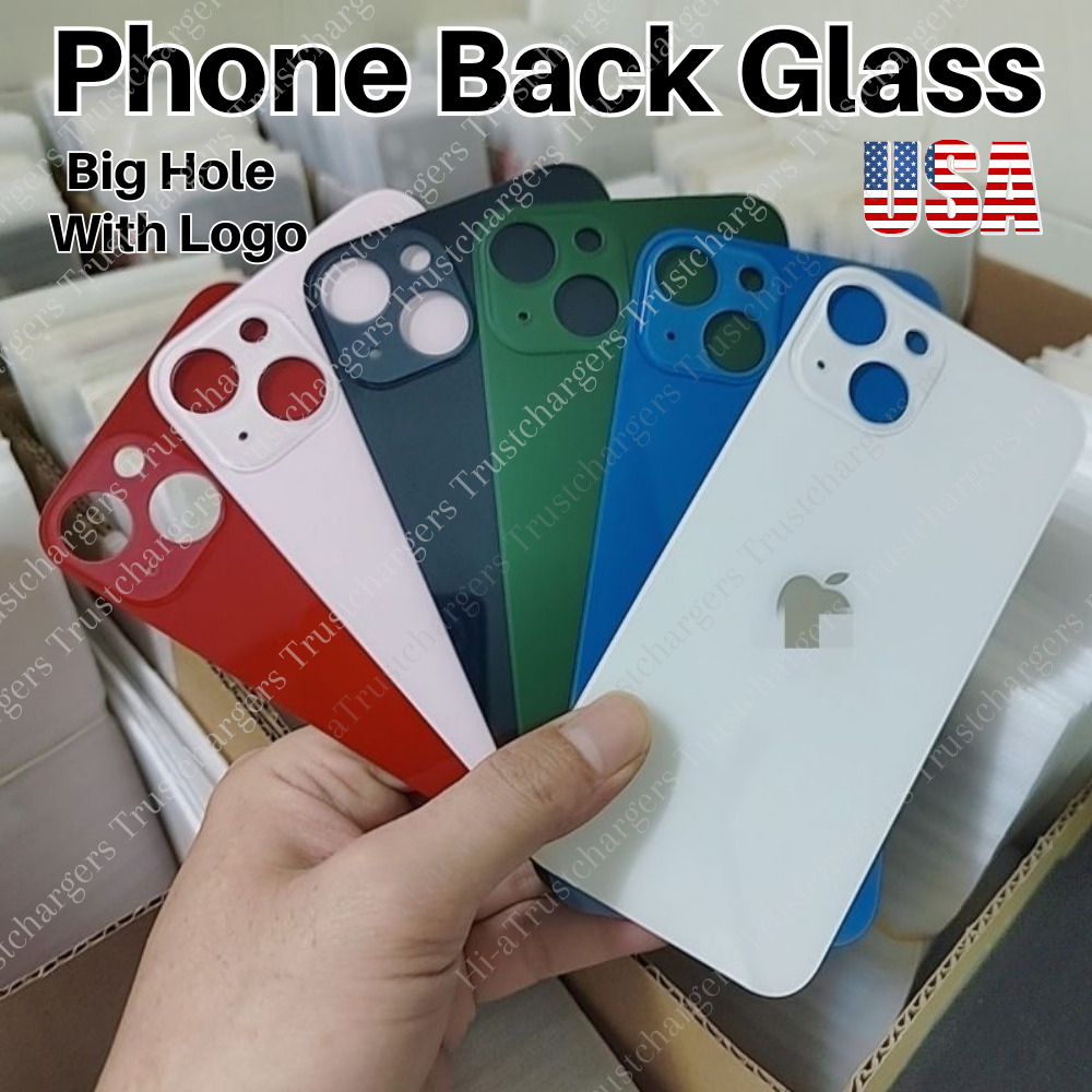 Back Glass Replacement Big Hole Rear Cover Lot For iPhone 15 14 13 12 11 XS XR 8