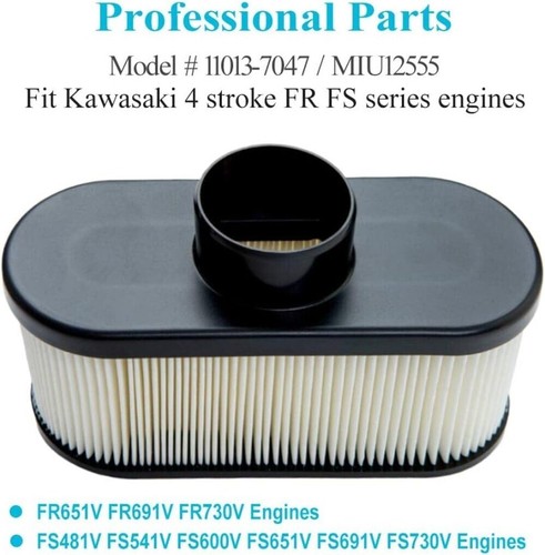 4x Air Filter for Kawasaki FR691V FR651V FR730V FS481V FS541V FS600V 11013-0752 - Picture 2 of 9
