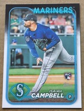 Isaiah Campbell 2024 Topps Series 1 Rookie Card RC #58 Seattle Mariners