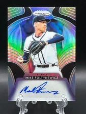 Mike Foltynewicz 2019 Panini Prizm Silver Prizm Signatures Auto #S-MF