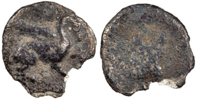 Ionia Teos ca. 5th Century B.C. Tetartemorion Good Fine #AC93018