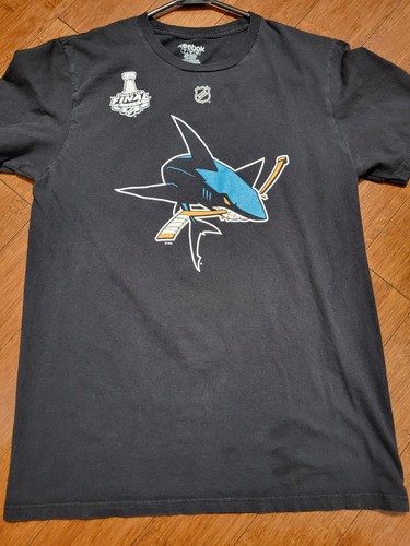 Reebok Pavelski 2016 Stanley Cup Finale San Jose Haie Herren Größe L schwarz Shirt - Bild 6 von 13
