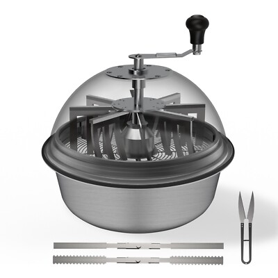 Bud Leaf Bowl Trimmer 16'', with Stainless Steel Blades Spin Cut Buds and Flowers