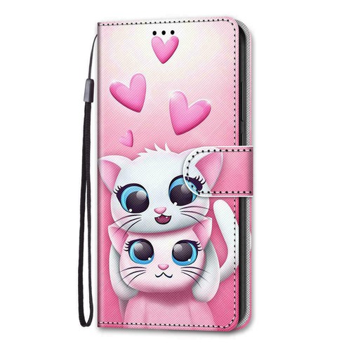 For iPhone 11 12 13 14 15 16 Pro Max XR 6 7 8 SE 2020 Love Cat Wallet Phone Case - Picture 3 of 12