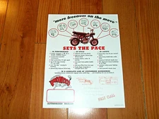 WOW! Vintage  BRONCCO MINIBIKE/ MINI CYCLE / GARELLI  MAILER REPRODUCTON