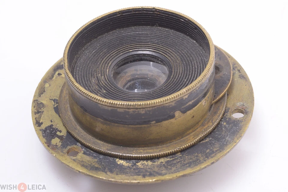✅ ED LIESEGANG ANTIQUE BRASS ‘125MM’ LENS 9X12CM, 3X4” CAMERA - Image 2 of 4