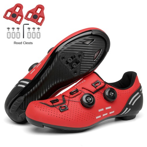 MTB Shoes with Cleats Mens Road Bike Sneaker Racing Mountain Bike Racing Shoes - Picture 14 of 25