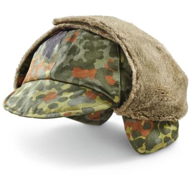 ARMÉE STYLE RIPSTOP Champ Cap Chapeau Militaire De Combat Bw Flecktarn