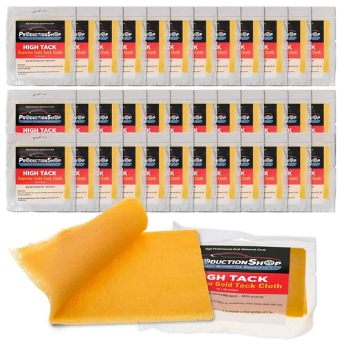 36 ProductionShop High Tack Superior Tack Cloths, Cleans Surfaces, Removes Dust