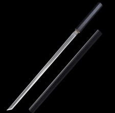 Espada Real Katana Japonesa 36 pulgadas - Espada Ninjato Negra - Samurai Acero 1060