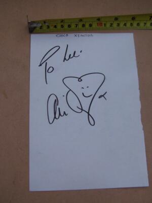 Chico, unbekanntes Autogramm nach hinten Autogramm (Ap3) bitte nach unten scrollen