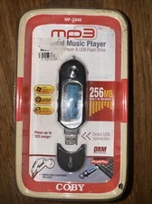 COBY MP3 Digital Music Player MP-C848 With 256 MB USB Flash Drive New Sealed