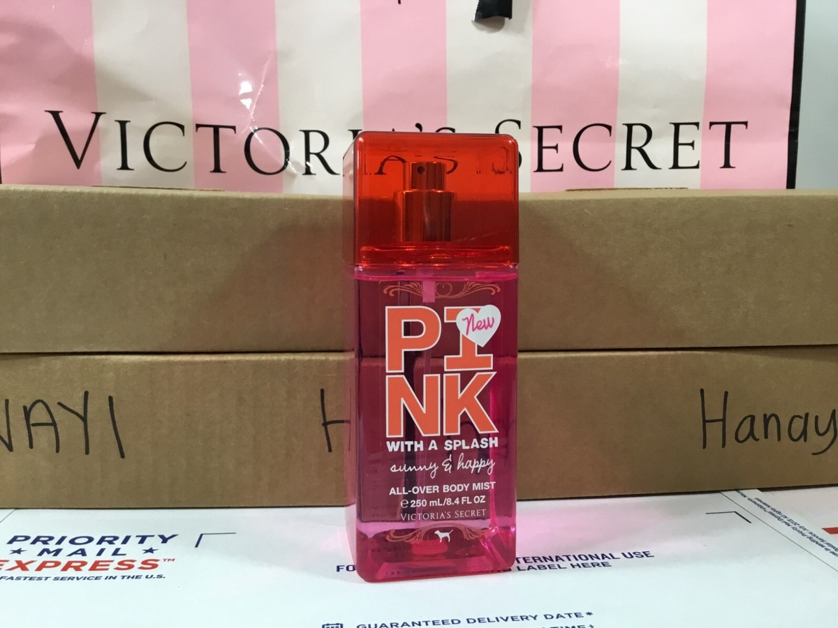 VICTORIA'S SECRET PINK WITH A SPLASH ALL OVER BODY MIST VICTORIA'S SECRET PINK WITH A SPLASH ALL OVER BODY MIST