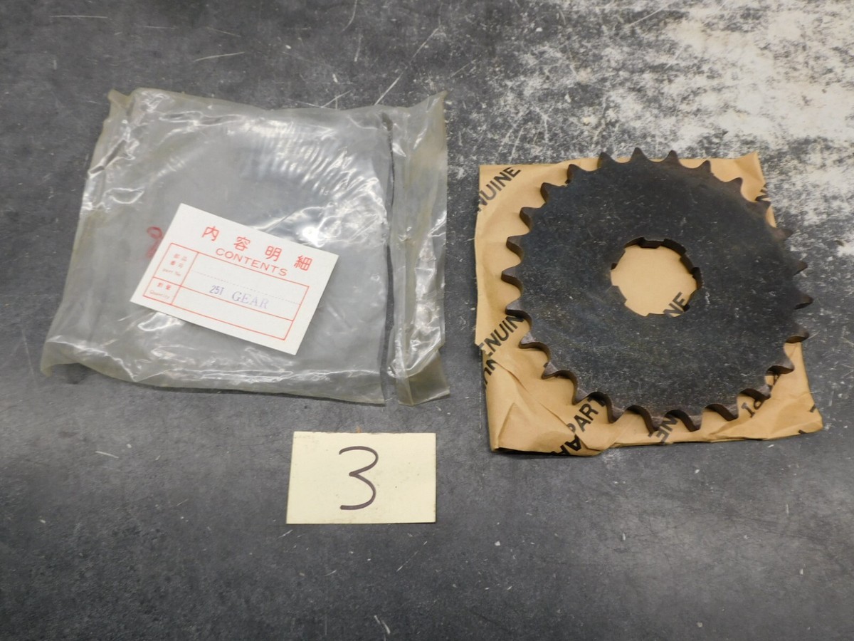 back number バッチ Harley FLH FX NOS 25 Tooth Drive Sprocket #3 2463 | eBay