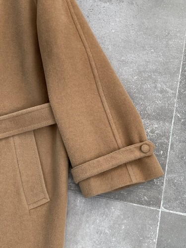 Women's HERNO Cashmere OVERSIZED Trench Coat Formal Jacket Mac IT 48 EU 44 UK 16 - Picture 7 of 24