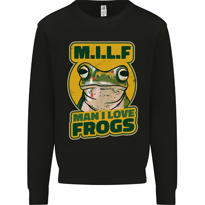 MILF Man I Love Frogs Herren Sweatshirt Pullover