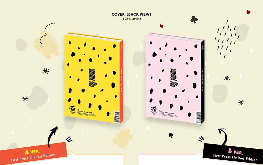 TWICE TWICEcoaster : LANE 2 A + B Version SET 2 CD + PHOTOCARD +