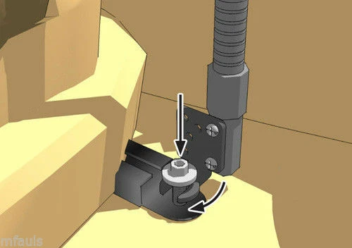 Car Floor Seat Bolt Mount for Uniden SDS100 and BCD436HP Scanner - Picture 5 of 5