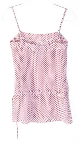 Vintage Sportsgirl Pink & White Spotted Lightweight Cami | Size XS | Near Mint - Picture 2 of 3