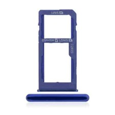 For Samsung Galaxy A60 A606 Replacement Dual Sim Card Tray (Seawater Blue)
