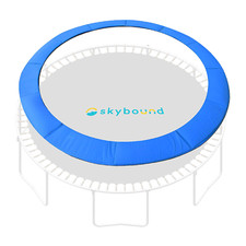 SkyBound 15 Foot Blue Trampoline Pad fits up to 8 Inch springs - Standard