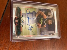 2014 DAMIEN WILLIAMS TOPPS CHROME ROOKIE AUTO. KC Chiefs-SB Champs! 