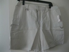 LOT OF: Size 12 (3 prs)  classic cotton khaki shorts, Columbia, SJ Bay, Dress Ba
