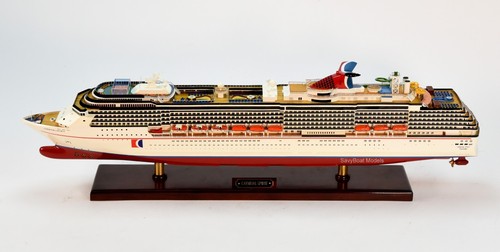 Carnival Spirit Clase Spirit Crucero Barco de Madera Modelo 33" Escala 1:350 - Imagen 5 de 12