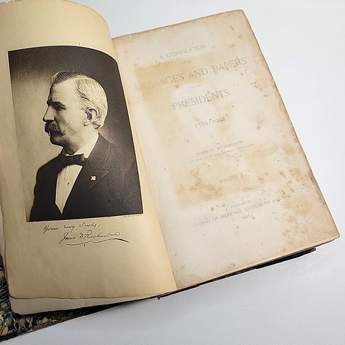 Messages & Papers of the Presidents 1789-1902 James D Richardson Vol 1 *Tattered - Bild 3 von 19