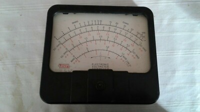 VINTAGE PANEL METER FOR EICO 249 NOT WORKING SPARE PART