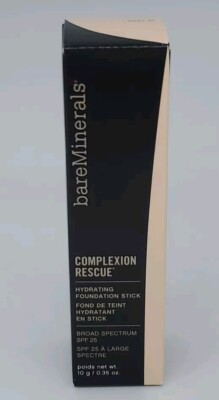New EXP 08/22 BareMinerals 10g Opal Complexion Rescue Hydrating Foundation Stick