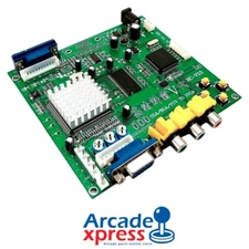 GBS 8200 CGA2VGA YUV to VGA Arcade Video Converter CGA to VGA JAMMA TFT Monitor