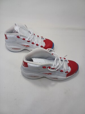 Reebok Junior Classic White/ Pearlized Red J98948 Size 6